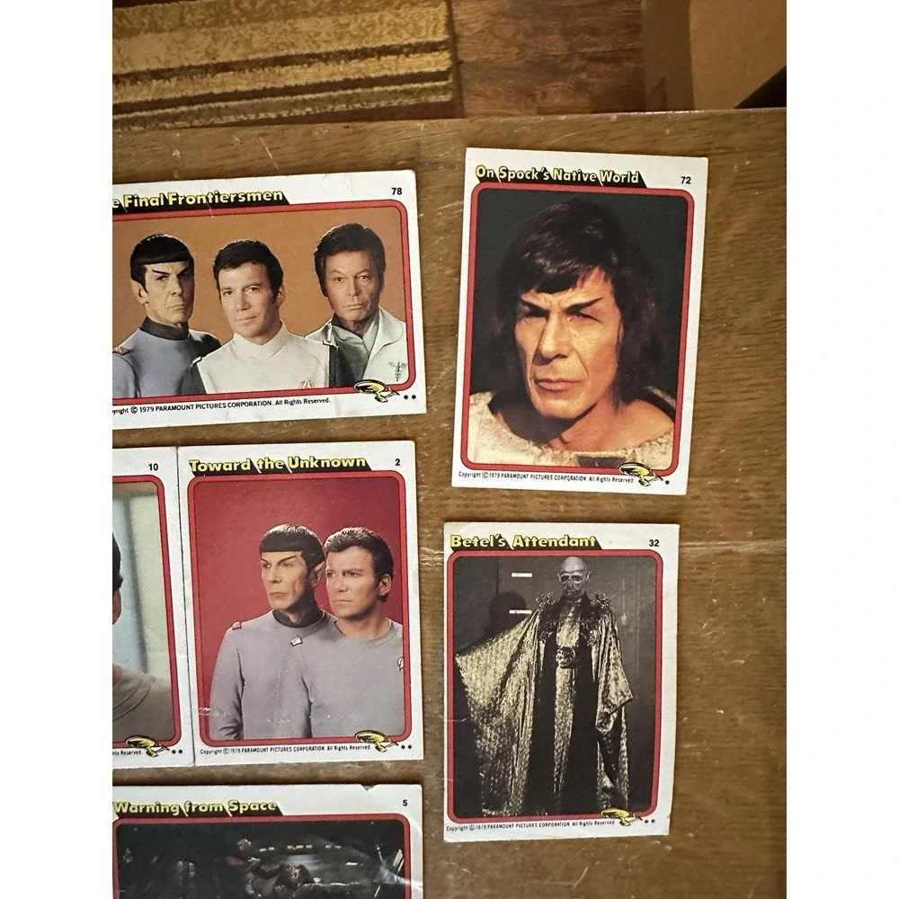 Vintage 1979 Topps Star Trek The Motion Picture‎ Trading Cards Lot
